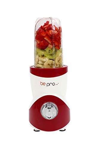 BE PRO Batidora de Vaso Chef Mix Center. 3 Cuchillas Intercambiables. 22.000 R.P.M. Robot Multiusos