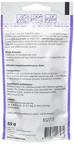 Beaphar – Dulces Exo' cerdas AU Malt – Gato – 35 g