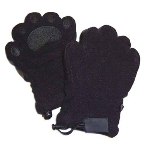 Bearhand Mittens - Manoplas, Color Negro, Talla UK: 3-7 Years