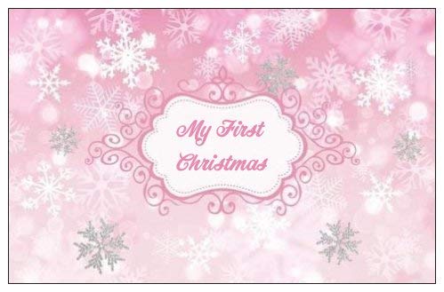 Bebé niña primera Navidad del bebé 2017 recuerdo charms llavero con rosa terciopelo bolsa de regalo hecho a mano por Libby 's Market Place ~ de Reino Unido Vendedor