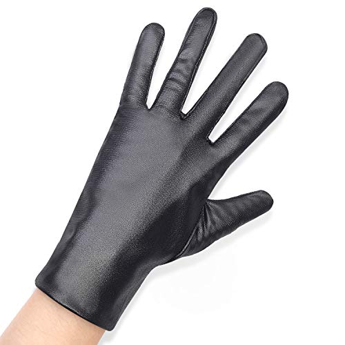 Beefunny Robber Costume Disfraces de ladrón Accesorios de Disfraces Máscara de Ojo Negro Guantes Bolsa de Dinero Bolsa Cordón Signo de dólar Símbolo para Regalo Juguete Fiesta Favor (A)