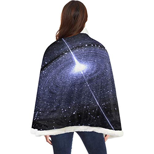 BEITUOLA Manta de Tiro multifunción,Disco Estrellado Alrededor del Agujero Negro supermasivo,Nuevas Mantas Personalizadas personalizadas-80 * 135cm