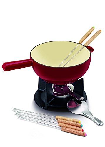 Beka Belledone Fondue de Queso, Hierro Fundido, Rojo, 20 cm