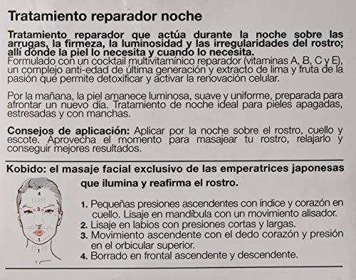 Bella Aurora Vitamin inFusion Tratamiento Reparador Noche Anti-Arrugas anti-Edad para Mujer Crema Facial Redensifica + Regenera + Detoxifica, 50 ml