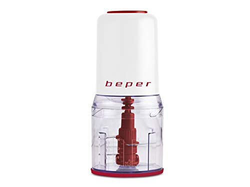 Beper 90.461H/RED Triturador de verduras, 400 W, Rojo y blanco