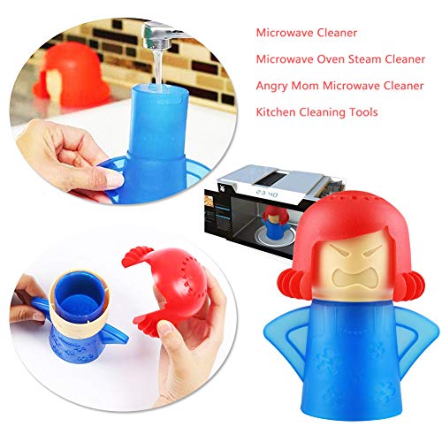 BESLIME Angry Mama Limpiador de Microondas-Limpiador de vapor de microondas Cool Mama Congelador Olor Ambientador Mejorar el Olor de Dormitorio, Baño y Microondas Horno 3pcs
