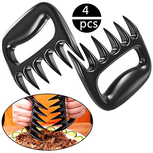 BESLIME Carne Garras - oso Tenedores,Meat Claws,Tenedor trinchar carne,Perfect for Handling and Shredding Beef, Lamb, Chicken, Pork etc,4pcs