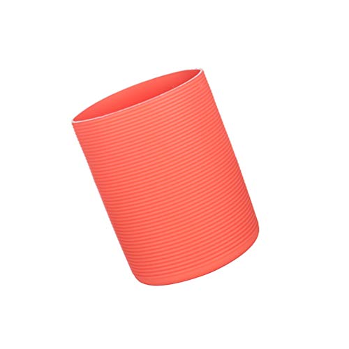 BESTONZON Fundas de silicona Botellas de silicona Botella de agua de cristal Soportes de protección Protección antideslizante para envases de bebidas (colores aleatorios)