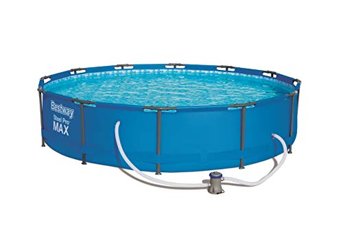 Bestway 56416 - Piscina Desmontable Tubular Steel Pro Max 366x76 cm Depuradora de Cartucho 1.249 litros/hora