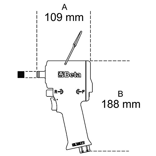 Beta 019270030-1927Xm-Llave De Impacto Revers.Compacta