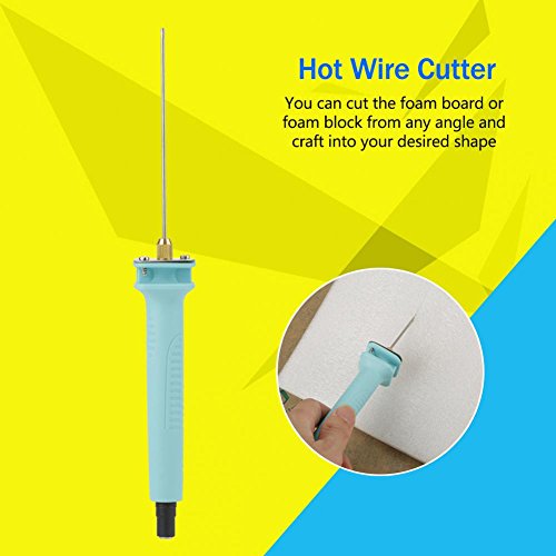 Bewinner Electric Hot Foam Cutter Tool Bolígrafo de corte de espuma de mano adecuado para diseño en publicidad y creación de piezas de arte 10cm(7.5v 2.5A)