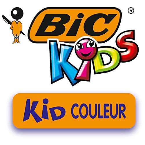 BIC Kids Kid Couleur rotuladores punta media - colores Surtidos, Estuche de 36 unidades