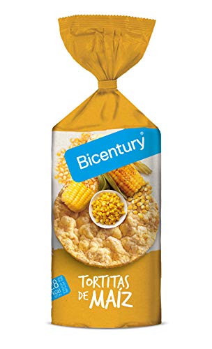 Bicentury - Tortitas De Maíz con sal, 130 g