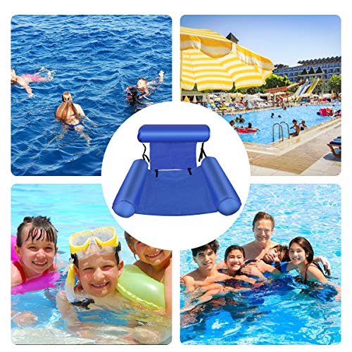 Bilisder Hamaca Flotante Inflable Hamaca de Agua Pool Lounge Float para Adultos y Niños el Partido de la Playa Piscina