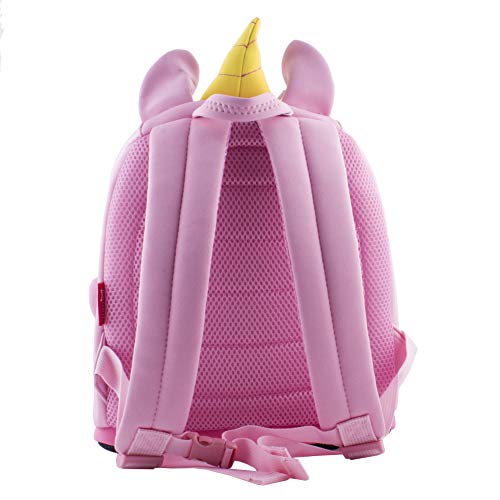 BINGONE Mochila Escolar para Niños Material de Buceo de Forma 3D Bordado Diseño Animal Unicornio