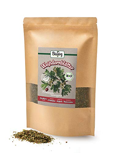 Biojoy Hojas y flores de espino orgánico, cortadas - Crataegus monogyna (250 gr)