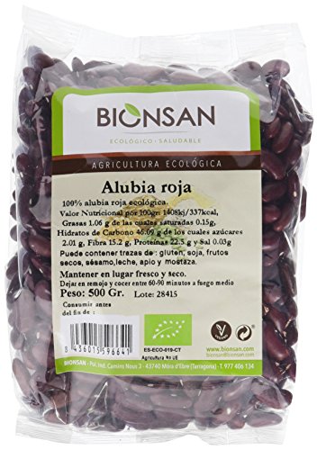 Bionsan Alubia Roja Ecológica | 6 Bolsas de 500 gr | Total: 3000 gr