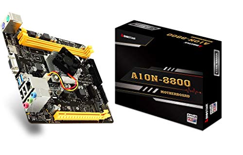 Biostar A10N-8800E - Placa Base NA (CPU integrada) Mini ITX (DDR4-SDRAM, DIMM, 2133 MHz, Dual, AMD, AMD Athlon FX)