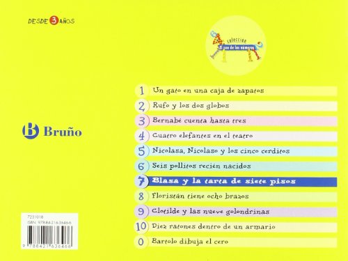 Blasa y la tarta de siete pisos: Juega con el 7 (Castellano - A Partir De 3 Años - Libros Didácticos - El Zoo De Los Números)