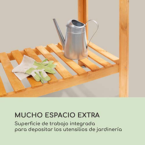 blumfeldt Altiplano Cubic macetero - 150 x 100 x 50 cm, Madera de Pino sólida, Superficie de Cultivo Grande, Fieltro de jardín, Concepto ErgoGrow, Tabla integrada, Fácil de Montar, Madera