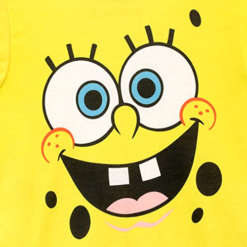 Bob Esponja Pijamas de Manga Corta para niños Sponge Bob Squarepants Multicolor 10-11 Años