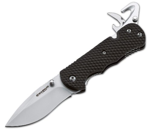 BÖKER Magnum Bom157 Cuchillo,Unisex - Adulto, Negro, un tamaño