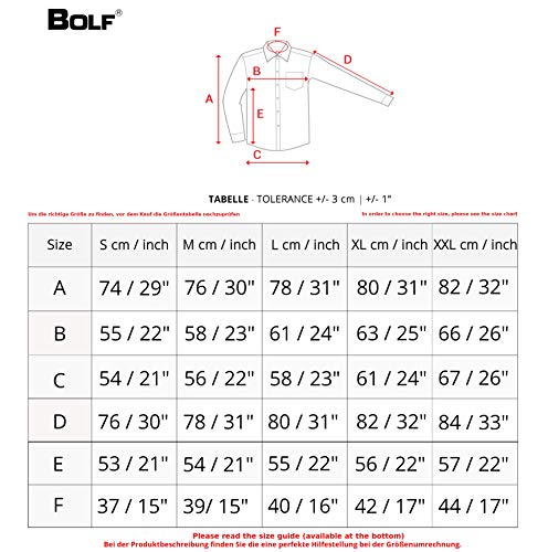 BOLF Camisa Elegante de Rayas de Manga Larga para Hombre LAVIINO 0003 Azul Celeste XXL [2B2]