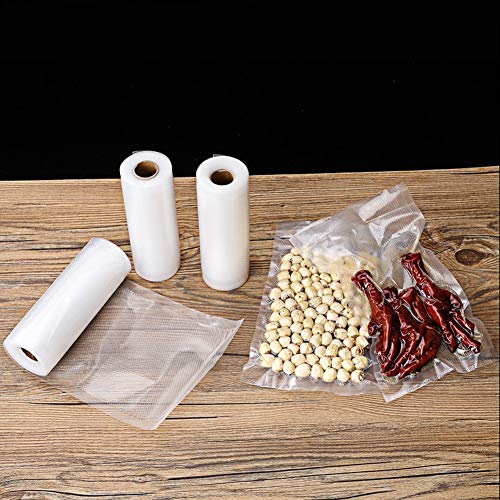 Bolsas de Vacío Profesional para la Conservación de Alimentos Protector la Comida para Sous Vide Cocina 100 packs,Blanco,20 * 25cm