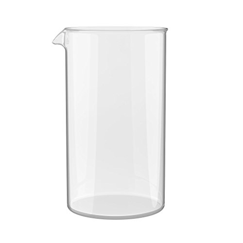 bonVIVO - Vaso de Recambio para Todas Las Prensas Francesas/Cafeteras Vendidas Comercialmente (1000 ml / 1.0 l / 34 oz)