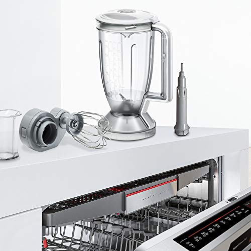 Bosch MC812S814 MultiTalent - Robot de cocina compacto (3,9 L, 1250 W), color blanco