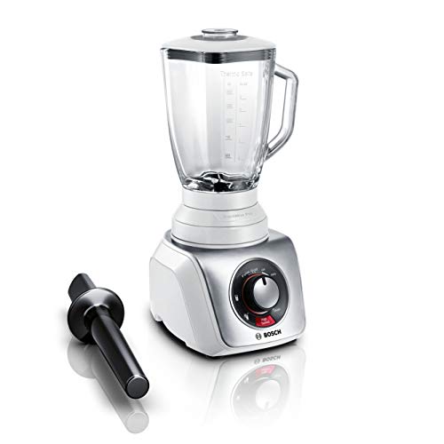 Bosch MMB66G5M - Licuadora (2,3 L, Continuo, 1,5 L, Batidora de vaso, plástico y acero inoxidable, Vidrio)