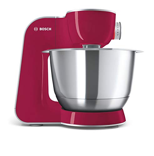 Bosch MUM58420 CreationLine Robot de cocina, 1000 W, 3.9 litros de capacidad, color rojo burdeos