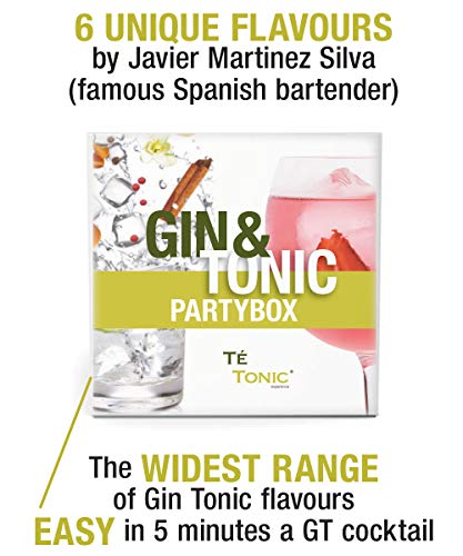 Botanicos Especias Gin Tonic regalo box kit naturales - Estuche de 24 infusiones y 8 botánicos party box gift kit. Para aromatizar tu Gin Tonic cóctel Regalo perfecto