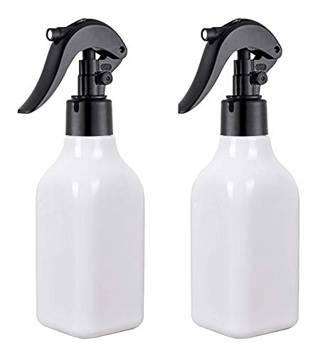 Bote Spray, 2 Aerosol de Plastico de 200ML, Con hebilla, Botella de Spray Atomizador para Aceites esenciales, limpieza, cocina, jardín, cabello