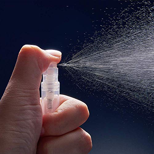 Botella Plástica Transparente Vacía, 12Pcs Botella de Spray de Viaje, Botella de Vidrio Pulverizadora Transparente de 10 ml para Perfume, Vacía para Viajes, Fiestas, útiles de Maquillaje