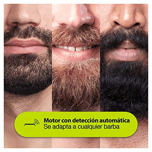 Braun Recortadora de Barba BT5265, Máquina Cortar Pelo, Recortadora de Barba y Cortapelos, para Hombre, 39 Ajustes de Longitud, Color Negro/Metal Plateado