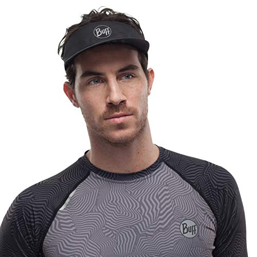 Buff R-Solid Visera Pack Run, Unisex Adulto, Black, Talla única