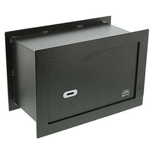 BURG-WÄCHTER Caja fuerte de pared con bloqueo de doble barra, PointSafe PW 3 S, negro