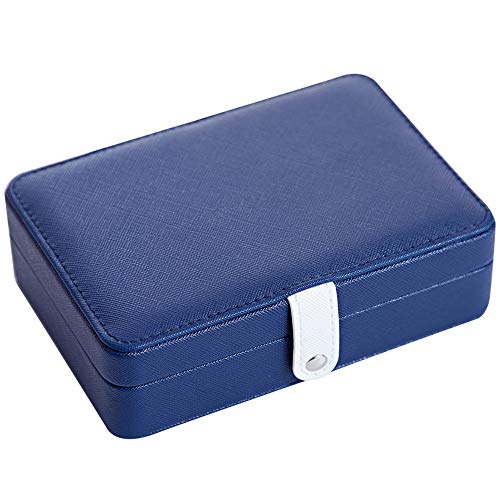 Caja de almacenamiento de joyas Las niñas de la joyería caja de joyería Organizador Mini caso del recorrido del pequeño anillo de almacenamiento portátil de casos for los collares Pulseras Anillos Uti