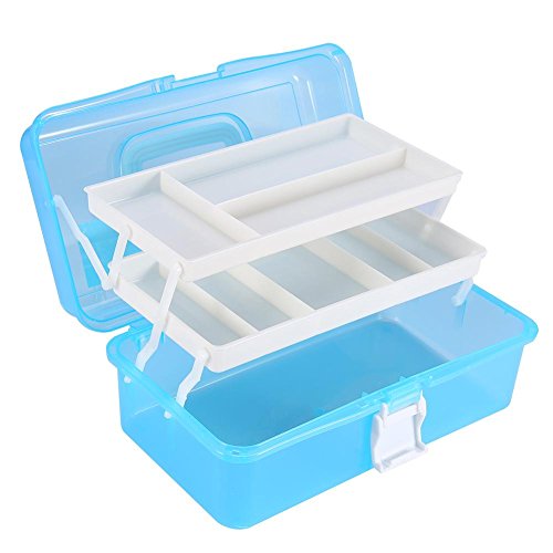 Caja de almacenamiento multifuncional para manicura, maquillaje, cosméticos, contenedor, caja de almacenamiento (tamaño grande)