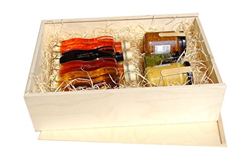 Caja de regalo, caja de vino, caja de chupito, caja de 3 tiras, 360 x 240 x 90