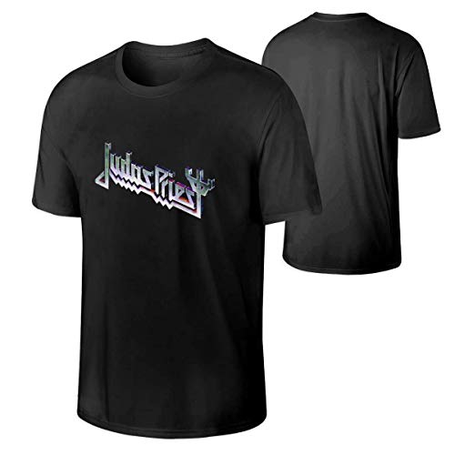 Camiseta de Manga Corta de Moda Judas Priest para Hombre Camiseta gr¨¢fica XXL