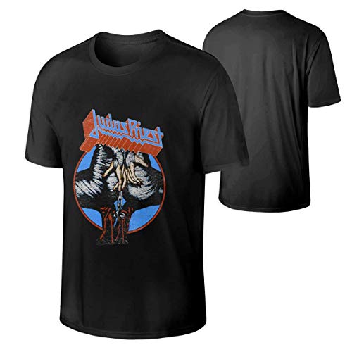 Camiseta gr¨¢fica de Manga Corta de Moda Judas Priest para Hombre 6XL