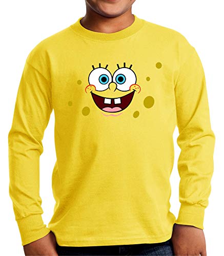 Camiseta Manga Larga de NIÑOS Bob Esponja Calamardo Spongebob 002 11-12 años