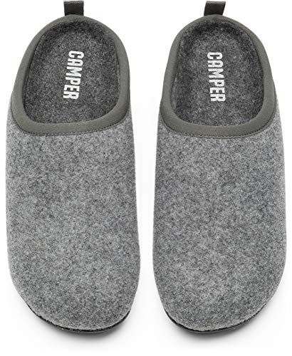 CAMPER Wabi, Damen Flache Hausschuhe, Grau (Dark Gray 061), 38 EU (5 UK)