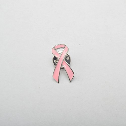 Cáncer de Mama Pasadores Broche de Conciencia Caridad Cinta Accesorios Ropa - Plata