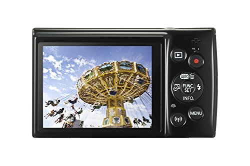 Canon IXUS 190 - Cámara compacta de 20 MP (pantalla de 2.7", 10X Optical Zoom, modo Smart Auto, Date Button, Easy Auto, Creative Filter, Canon Camera Connect, WiFi) negro