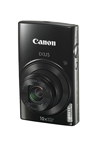 Canon IXUS 190 - Cámara compacta de 20 MP (pantalla de 2.7", 10X Optical Zoom, modo Smart Auto, Date Button, Easy Auto, Creative Filter, Canon Camera Connect, WiFi) negro