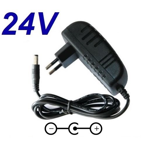 CARGADOR ESP ® Cargador Corriente 24V Compatible con Reemplazo Aspirador Aspiradora Robot Conga Cecotec 1290 Gryo Model 05145 Recambio Replacement