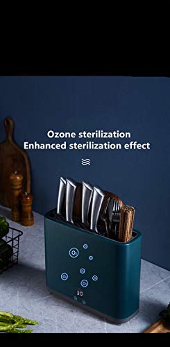CCM Esterilizador De Cuchillos-esterilización, Secado, Función De Almacenamiento Tres En Uno Verde